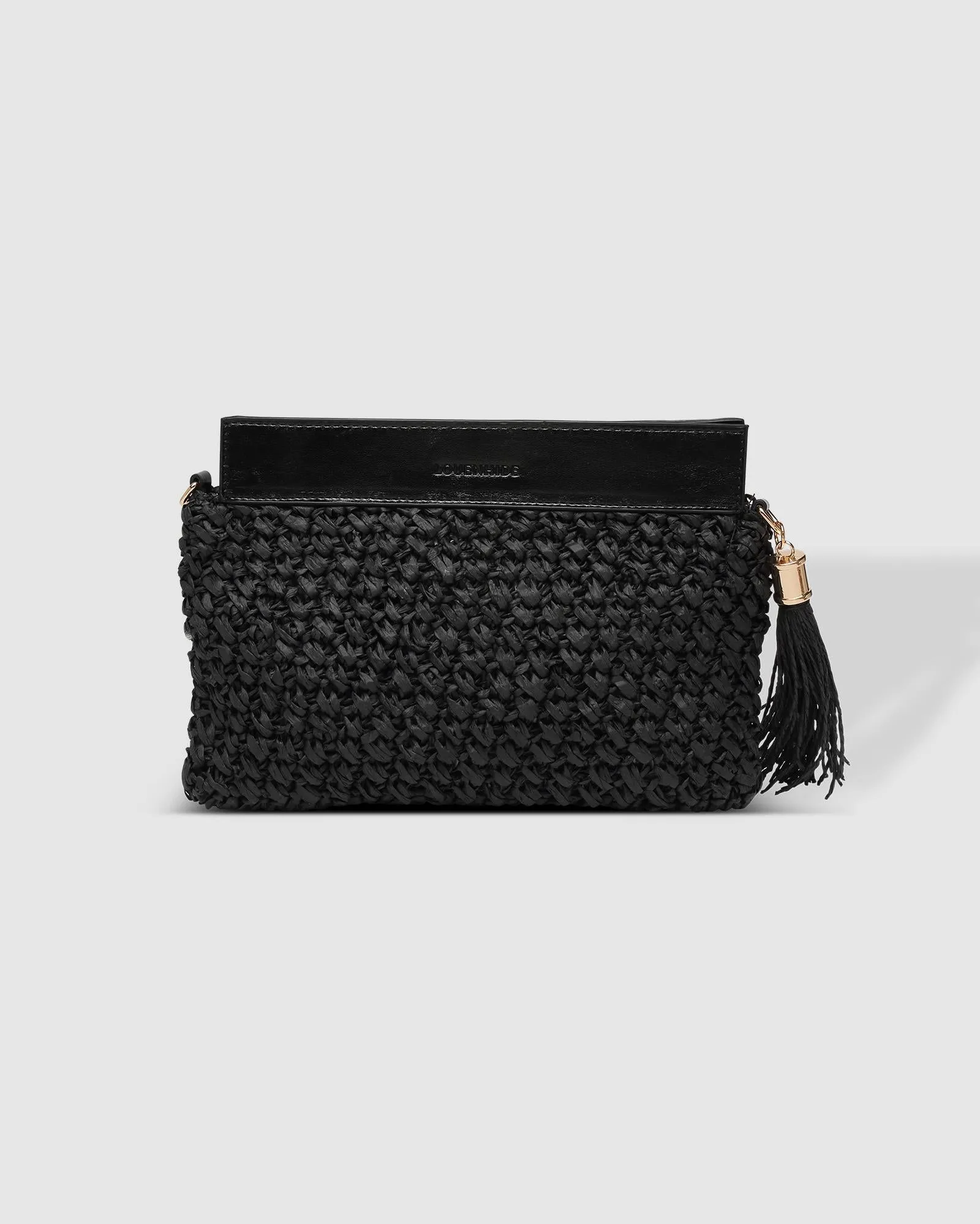 Fern Raffia Clutch