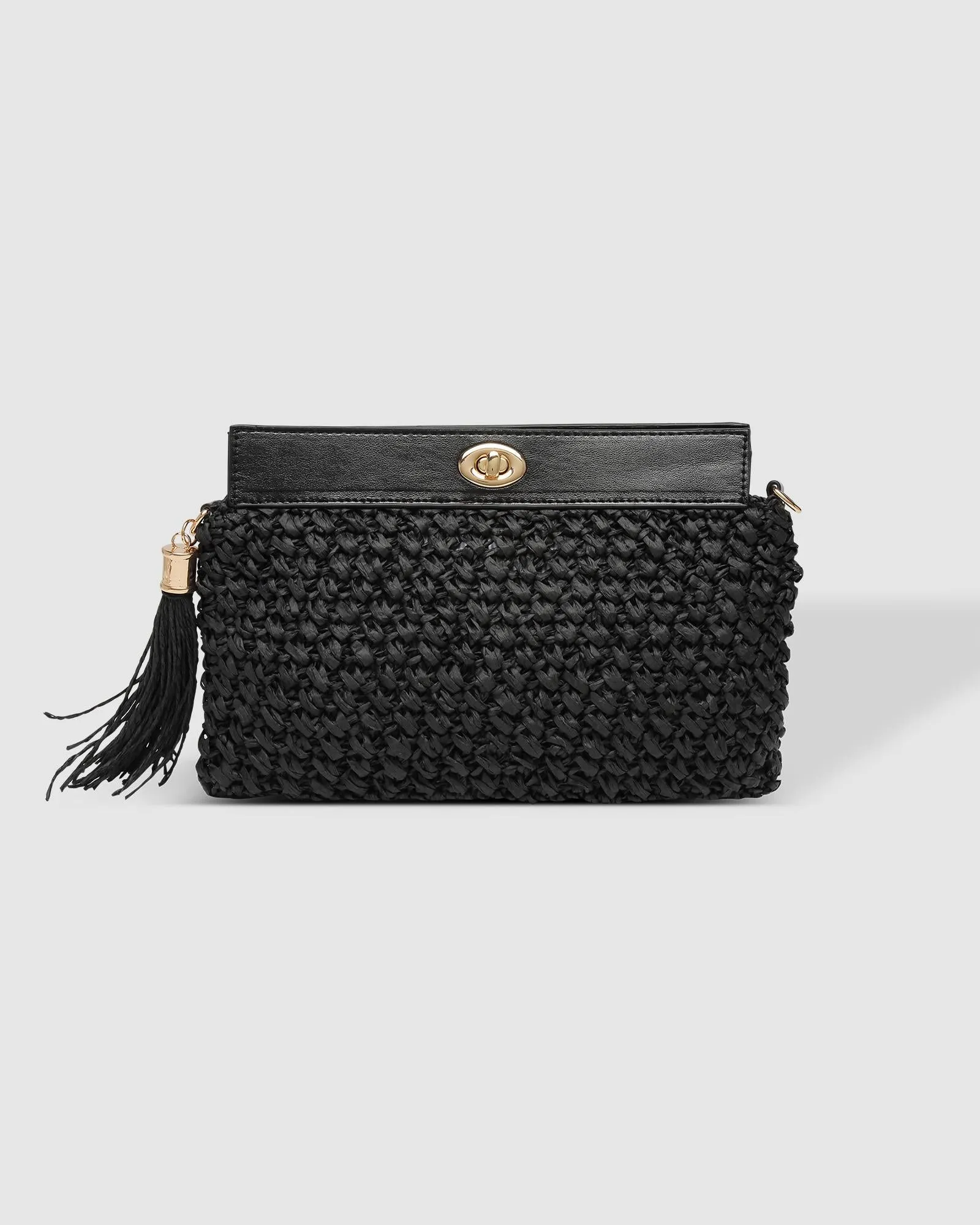 Fern Raffia Clutch