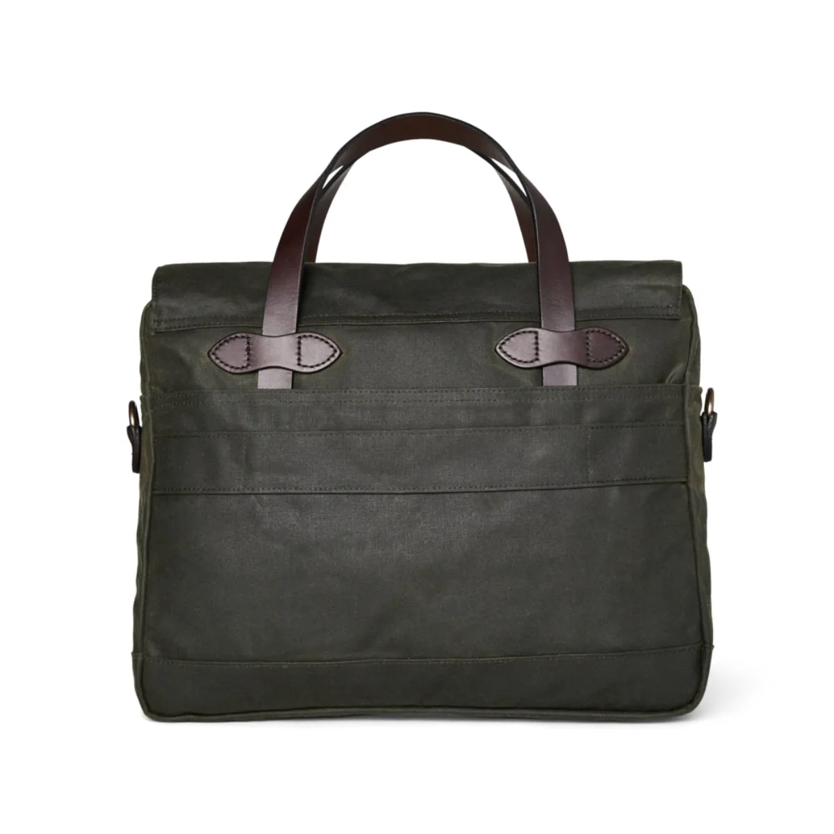Filson 24 Hour Tin Cloth Briefcase in Ottergreen