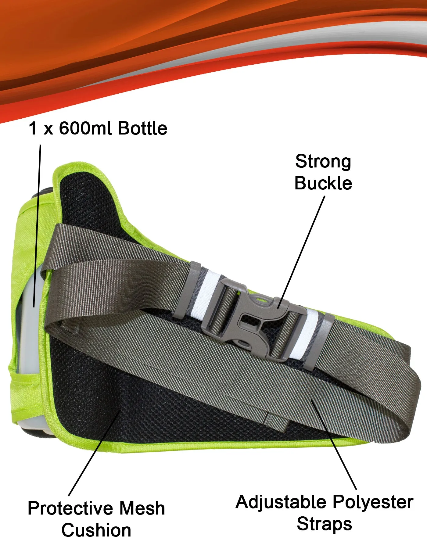 Fino B4503 Mountain Cycling & Hiking Waist Bag with Water Holder