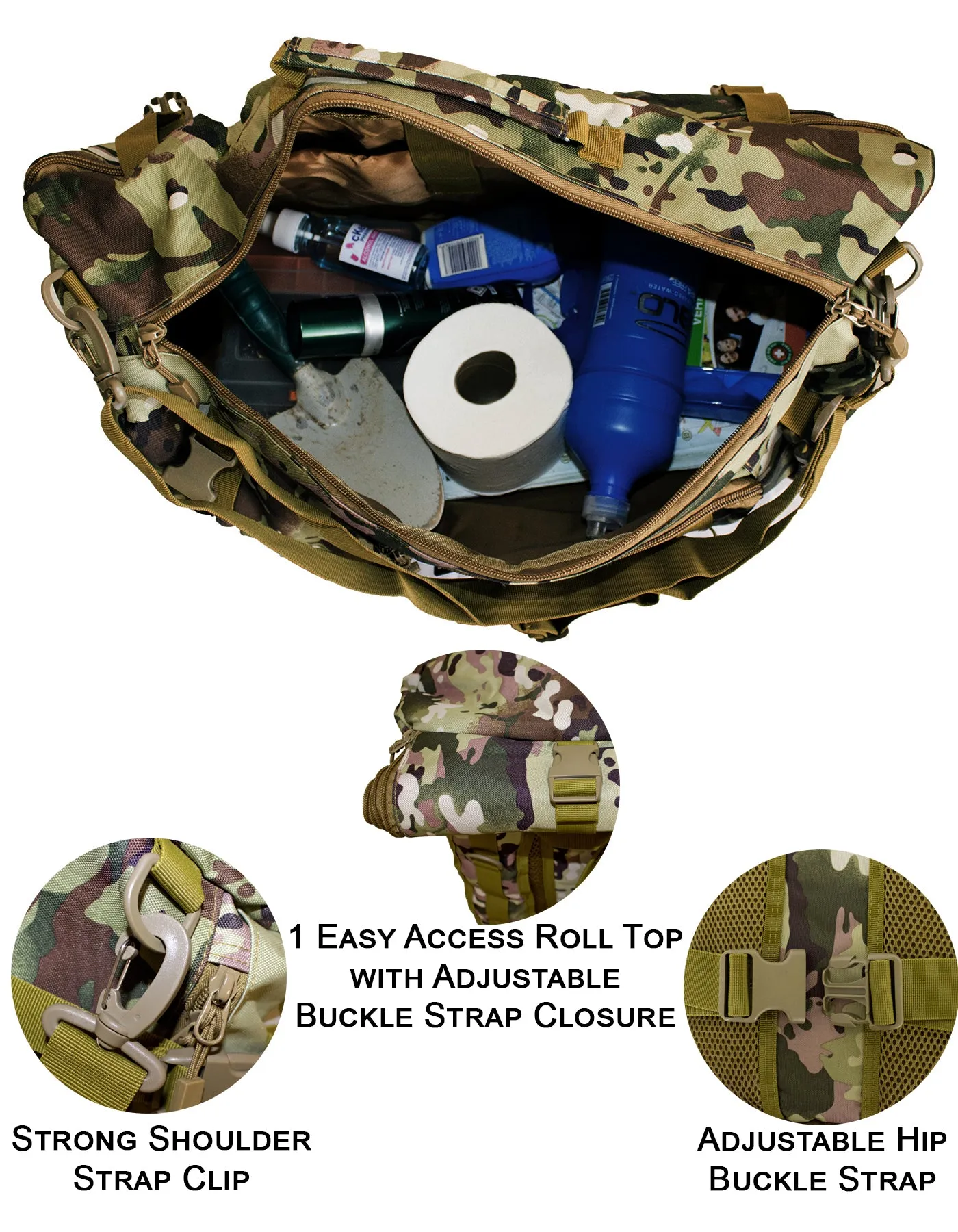 Fino SK-GT3W 18L Tactical Waterproof Military Hiking Backpack