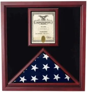 Flag and Document Case - Vertical 8 1/2 x 11 Document