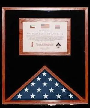 Flag Connections Flag Display Cases with Certificate Holder