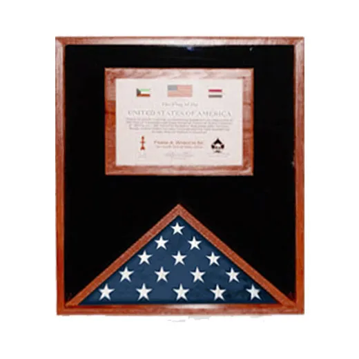 Flag Display Case - Fit 3' x 5' flag.