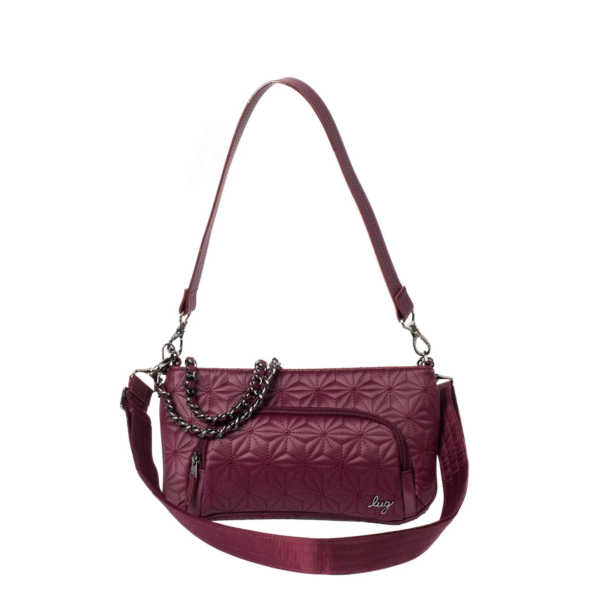 Flyer Satin Luxe VL Convertible Crossbody Bag