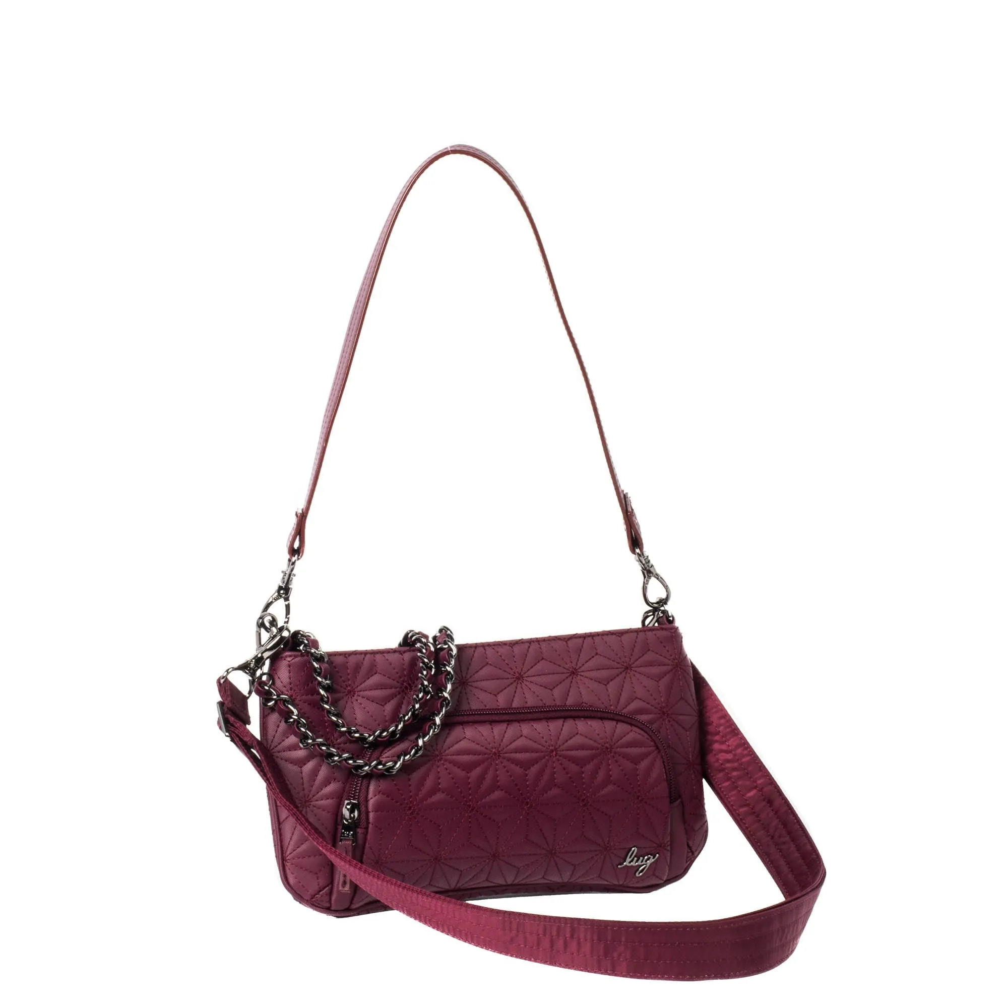 Flyer Satin Luxe VL Convertible Crossbody Bag