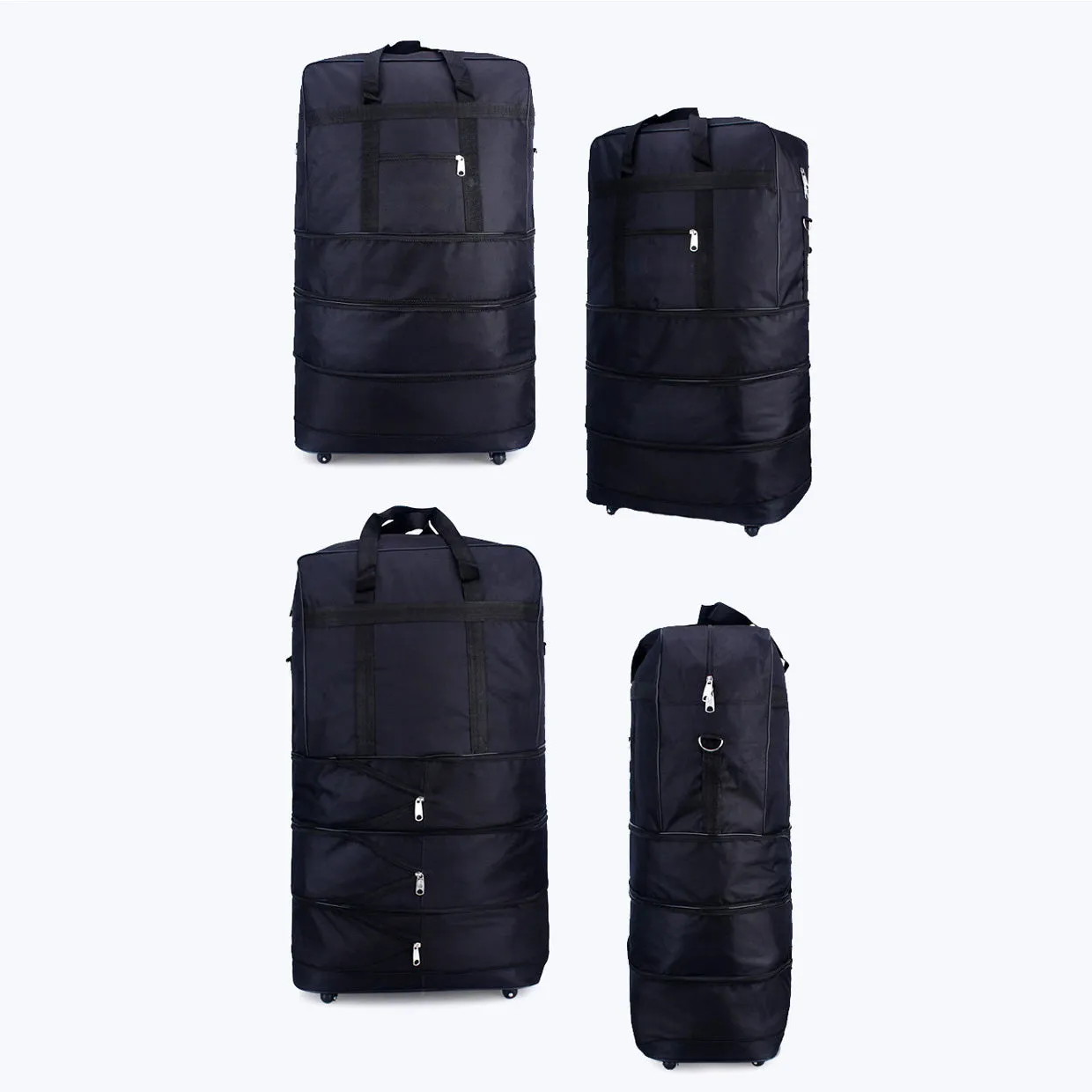 Foldable 5 Wheel Storage Bag | Wheeled Duffel Travel Bag