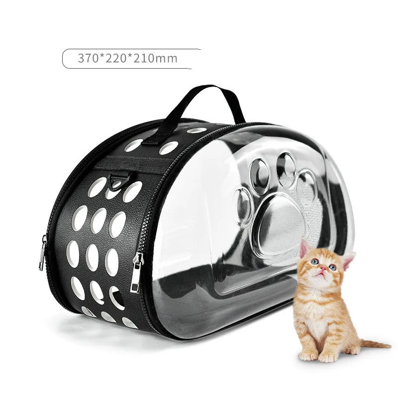 Foldable Cat Bag Breathable Portable Pet Carrier Bag Outdoor Travel Handbag for Cat Dog | Brodtica.com