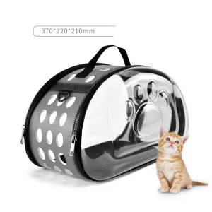 Foldable Cat Bag Breathable Portable Pet Carrier Bag Outdoor Travel Handbag for Cat Dog | Brodtica.com