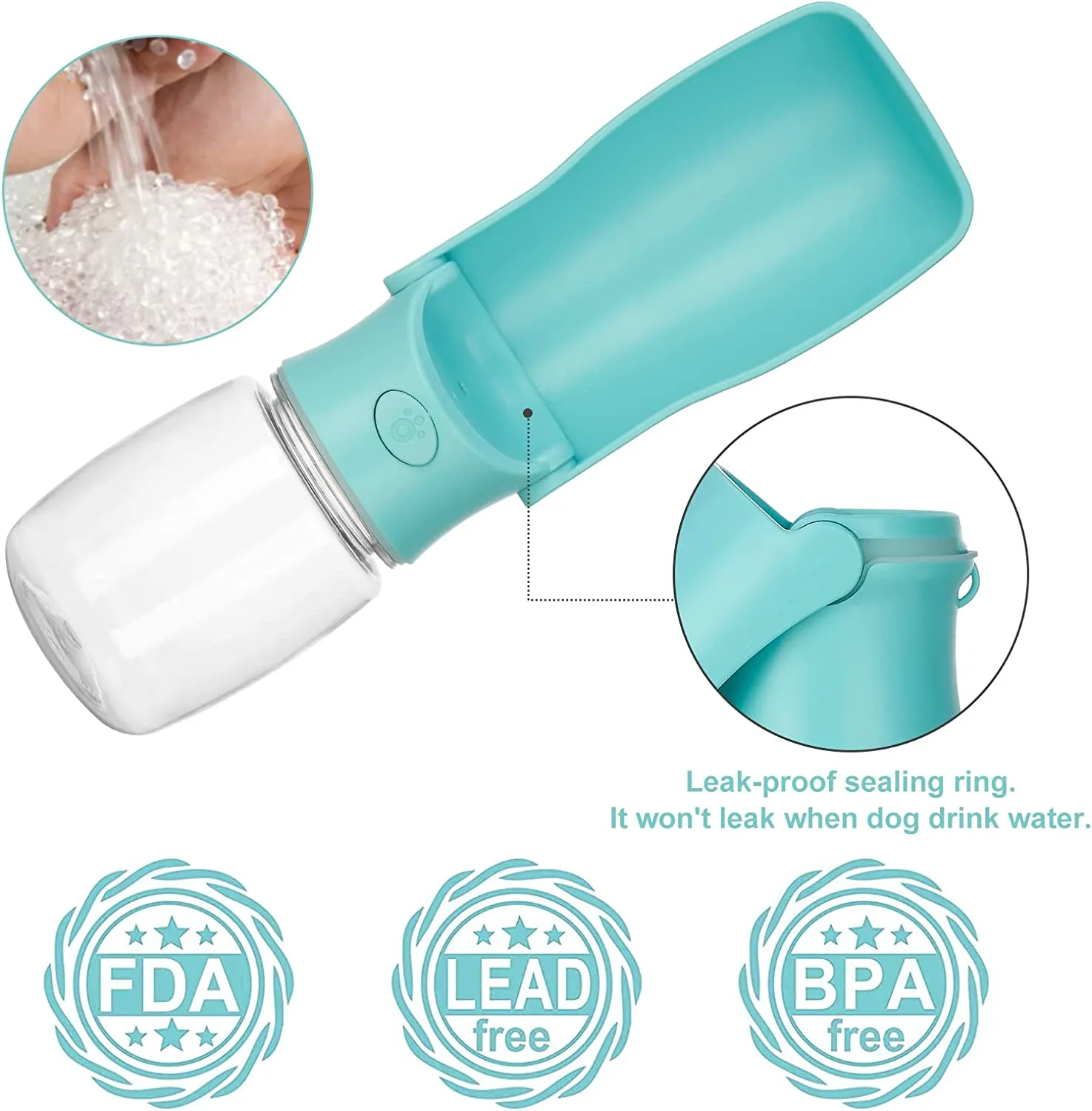 Foldable Dog Water Bottle