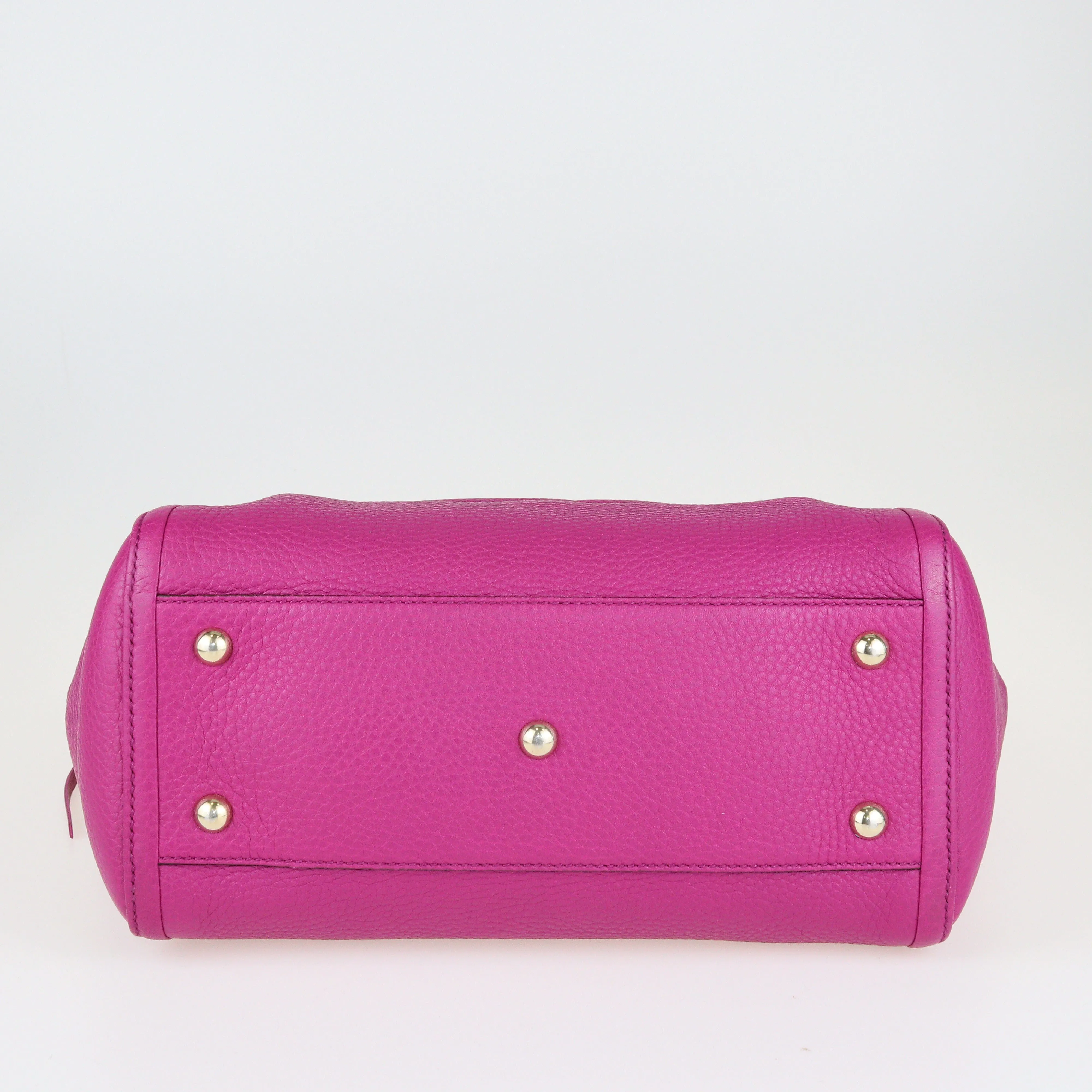 Fuchsia Interlocking GG Soho Bag