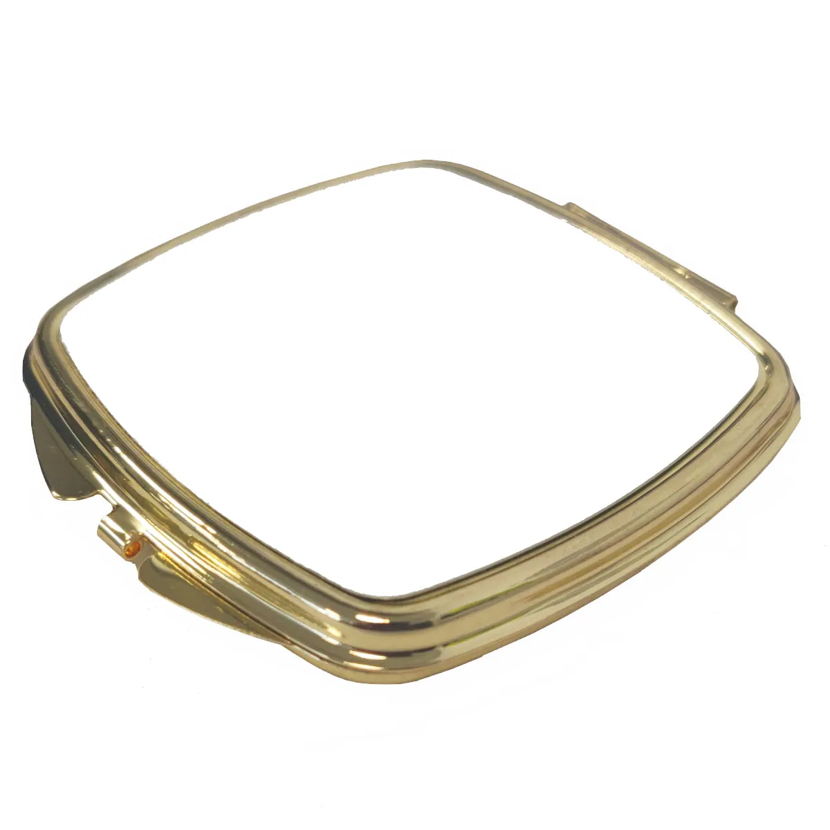 FULL CARTON - 200 x Compact Mirrors - Deluxe CLASSIC GOLD - Curved Square