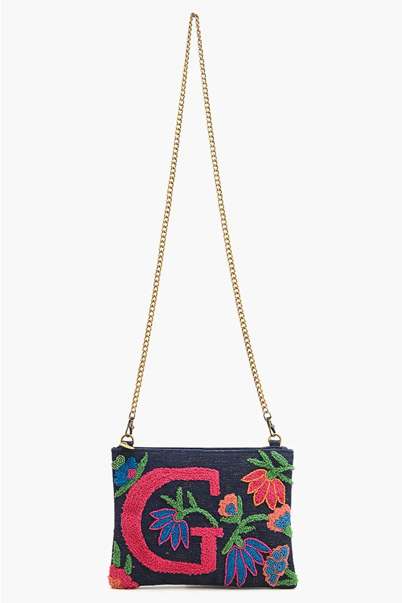 G Floral Crossbody Bag