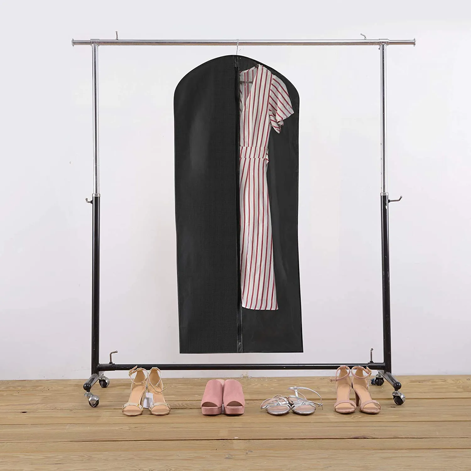 Garment Bag Sturdy Suit Dress Cover for with a Clear Panel for Easy Viewing