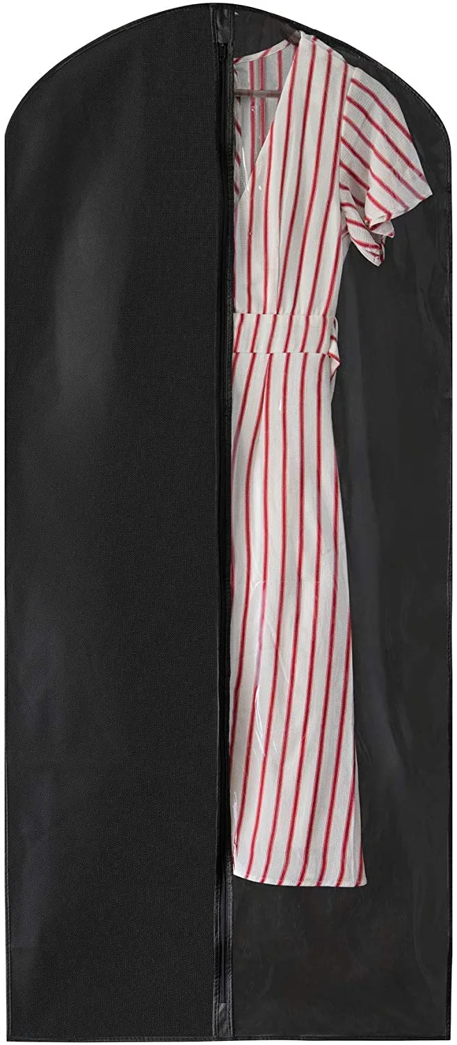 Garment Bag Sturdy Suit Dress Cover for with a Clear Panel for Easy Viewing