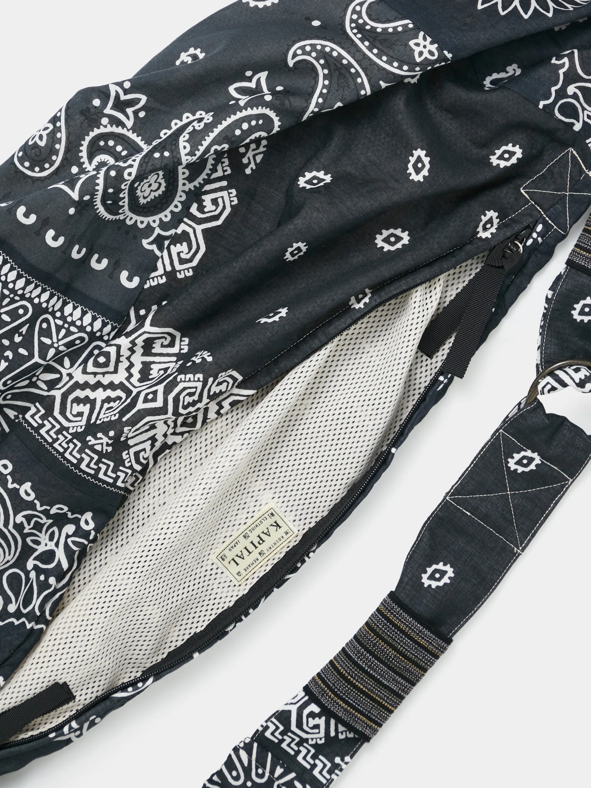 Gauze Bandana Beach Snufkin Bag (Black)
