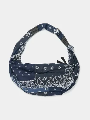 Gauze Bandana Beach Snufkin Bag (Purple/Navy)