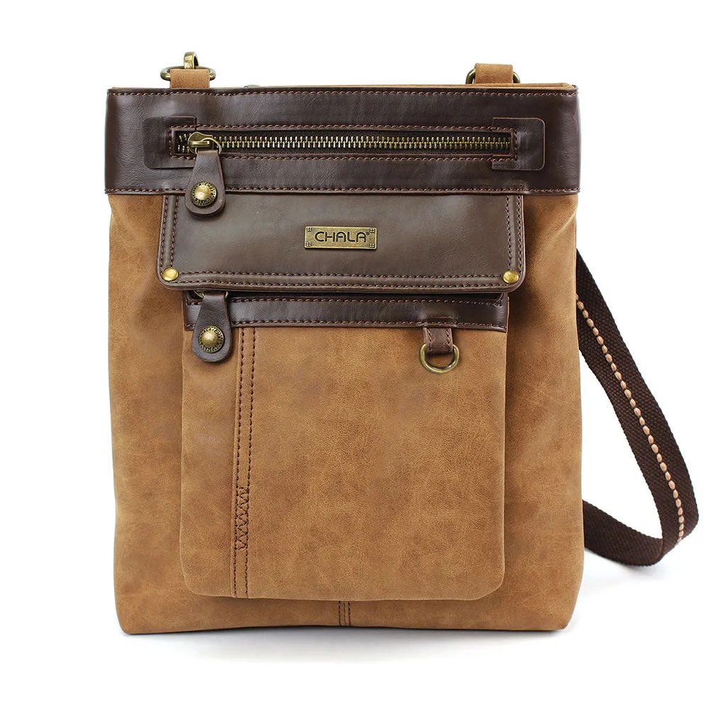 Gemini Crossbody - Brown