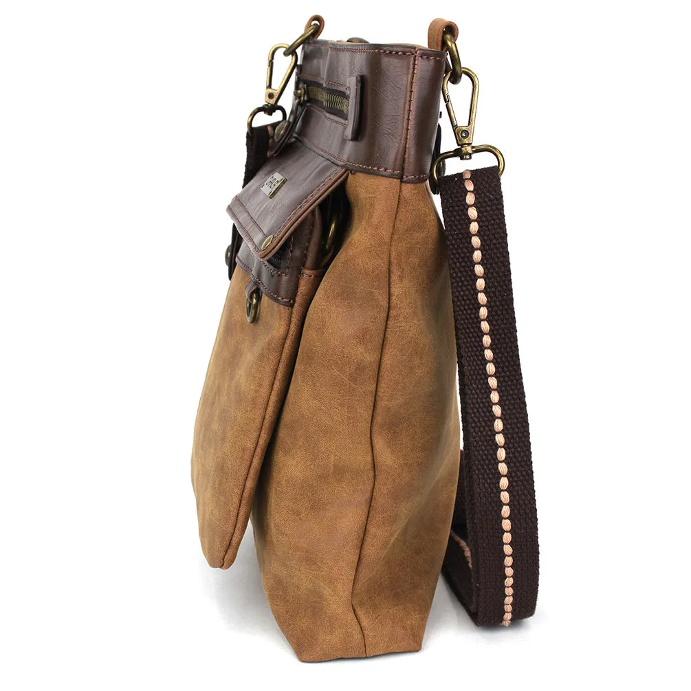Gemini Crossbody - Brown