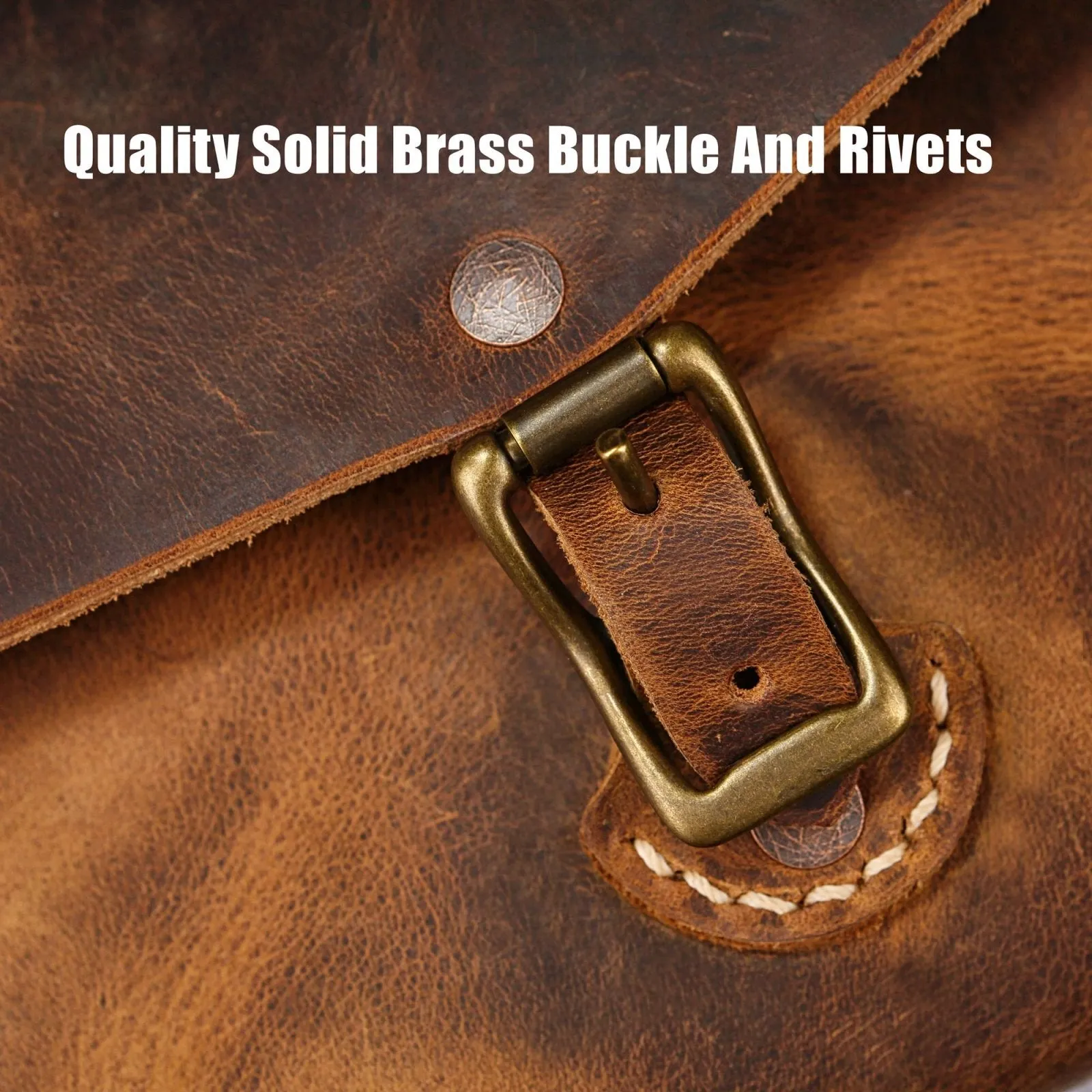 Genuine leather designer crossbody fanny pack for men