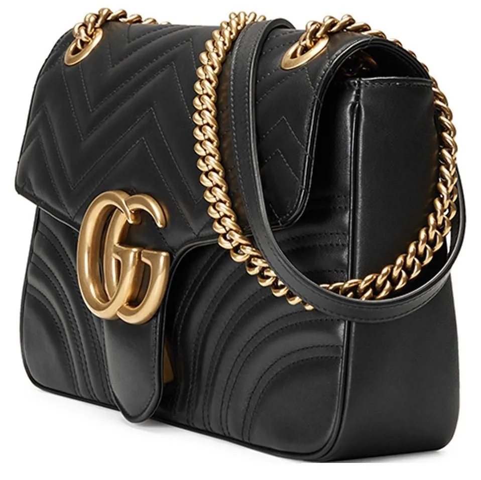 GG Marmont 2.0 Medium Quilted Shoulder Bag in Pink or Black