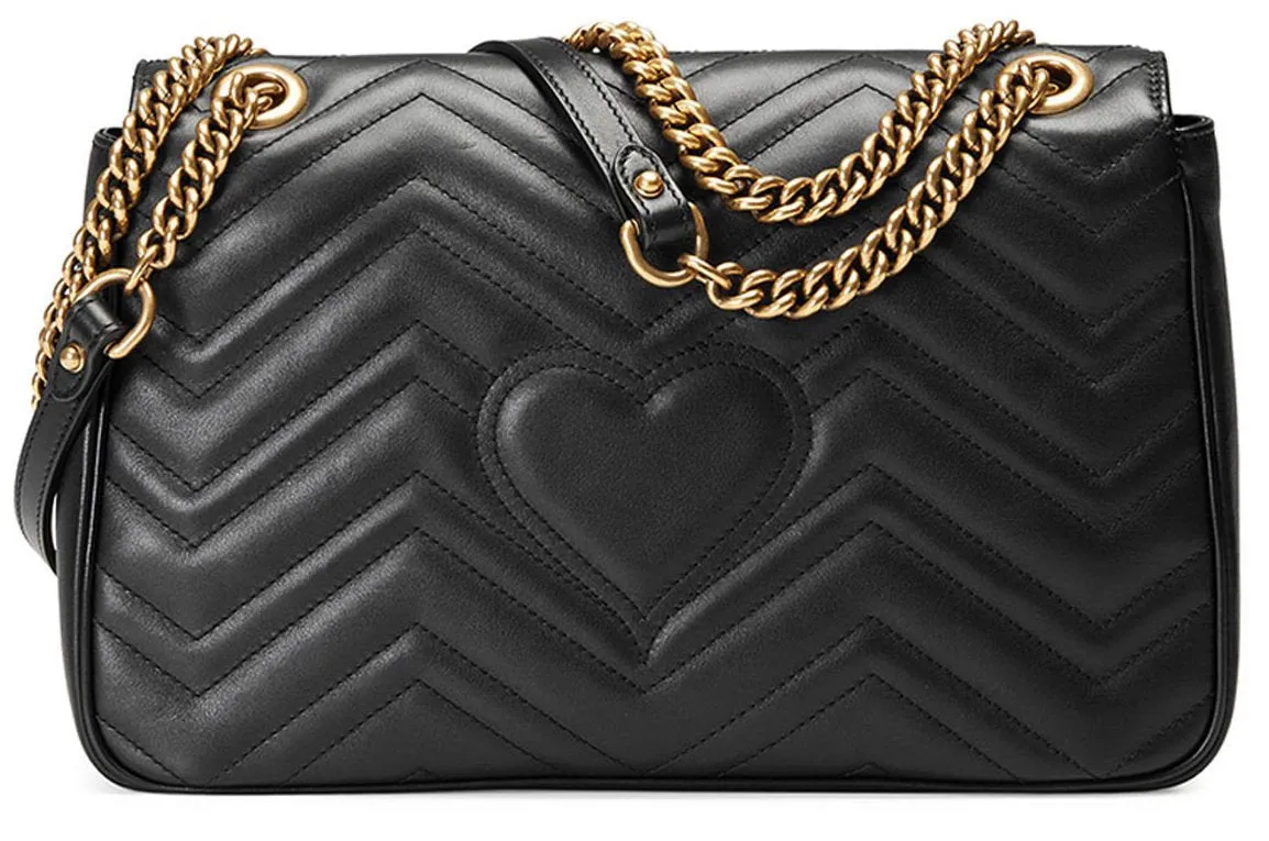 GG Marmont 2.0 Medium Quilted Shoulder Bag in Pink or Black