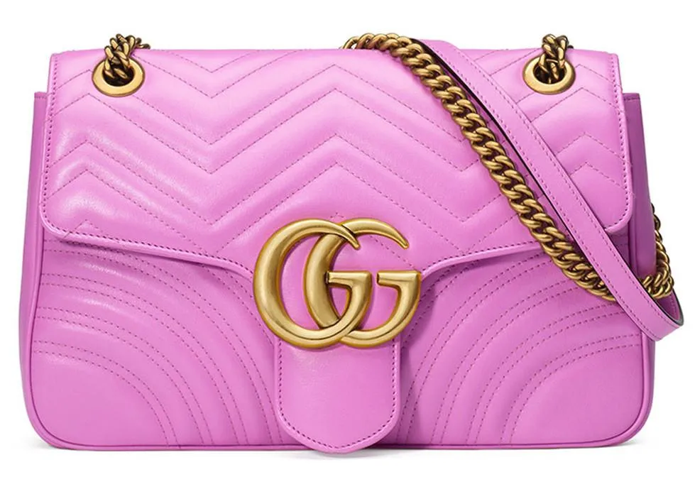 GG Marmont 2.0 Medium Quilted Shoulder Bag in Pink or Black