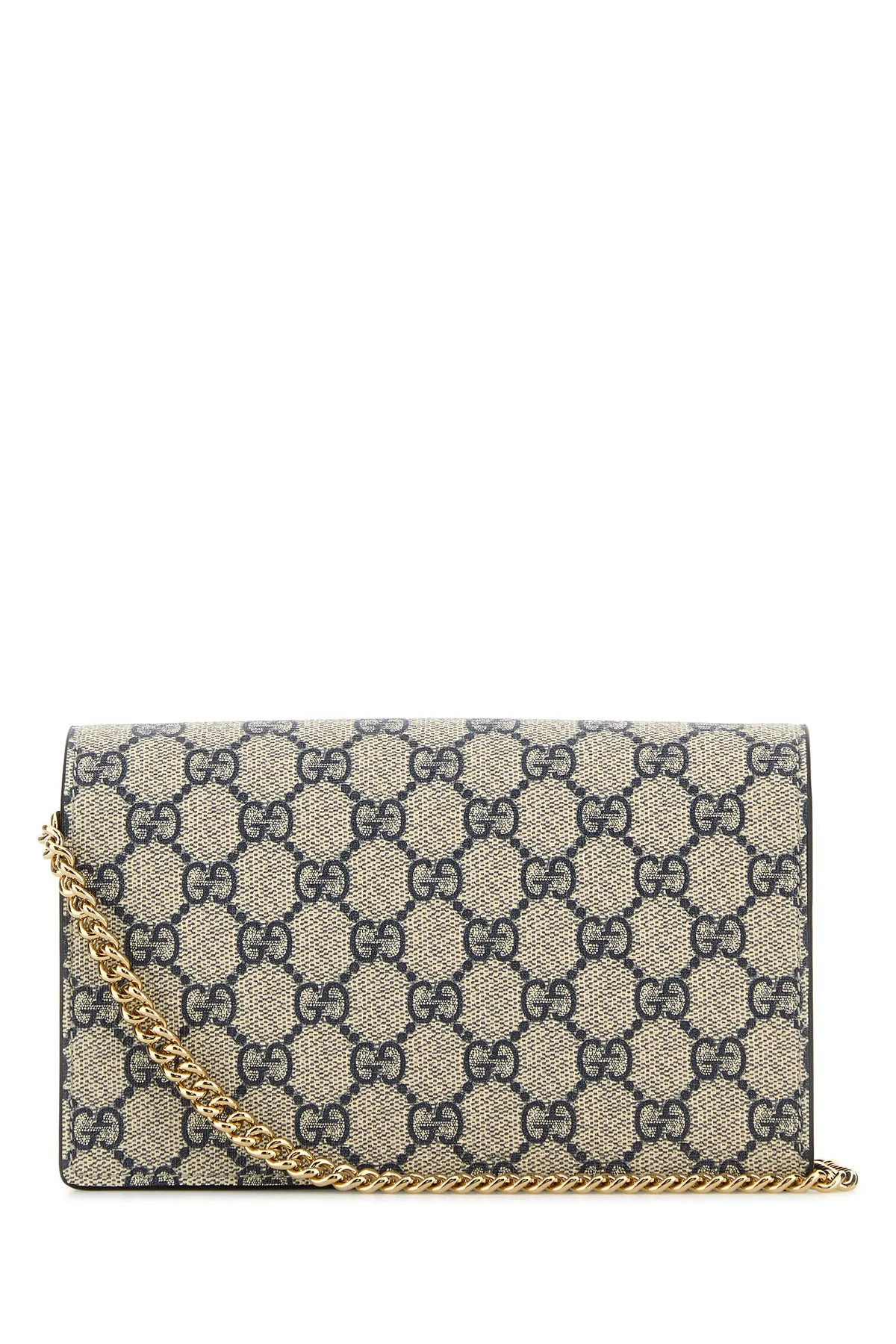 GG Supreme fabric and leather mini GG Marmont clutch