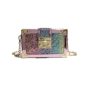 Glitter Clutch - Pink (RESTOCKED)