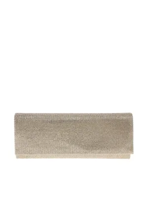 Golden Shadow Crystal Envelope Clutch