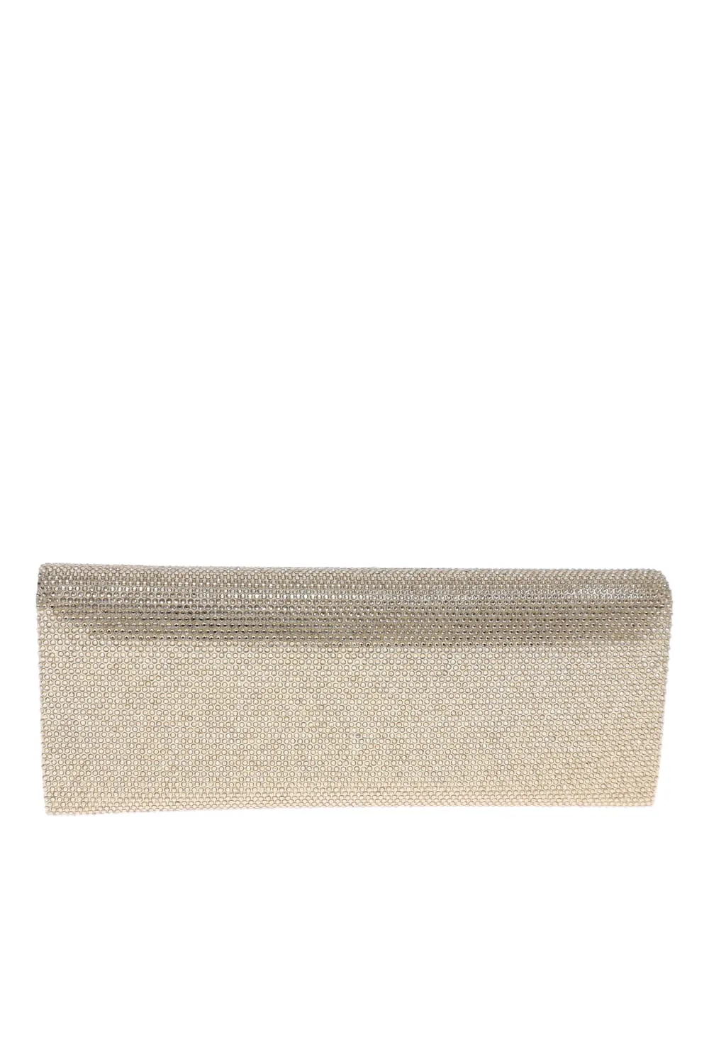 Golden Shadow Crystal Envelope Clutch