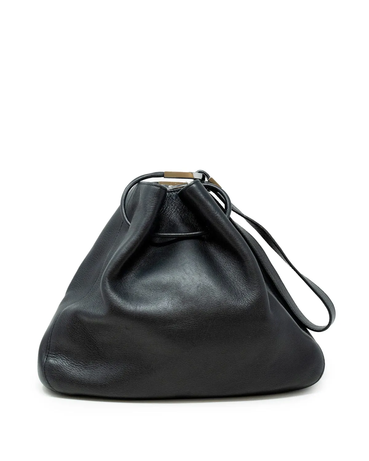 Gucci Black Leather Bucket Style Shoulder Bag - AGL1827