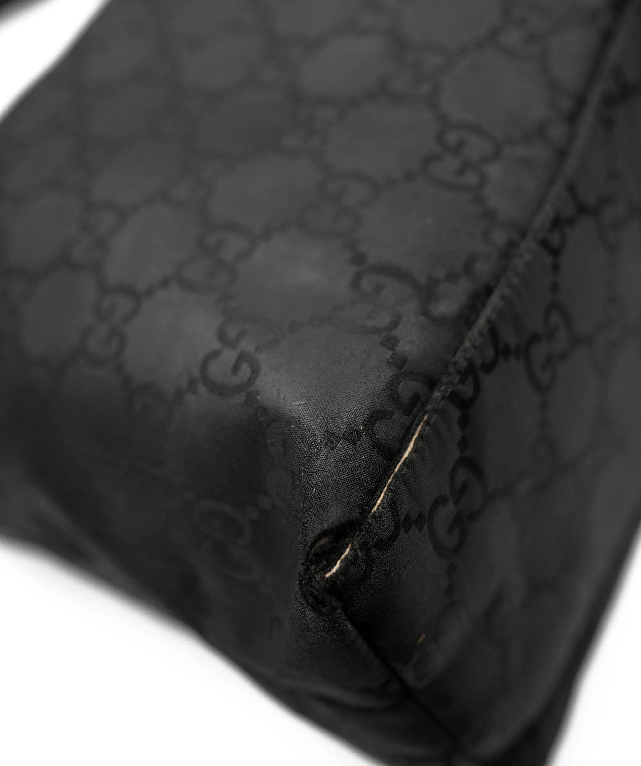 Gucci Canvas Vintage Black Tote ADL2070