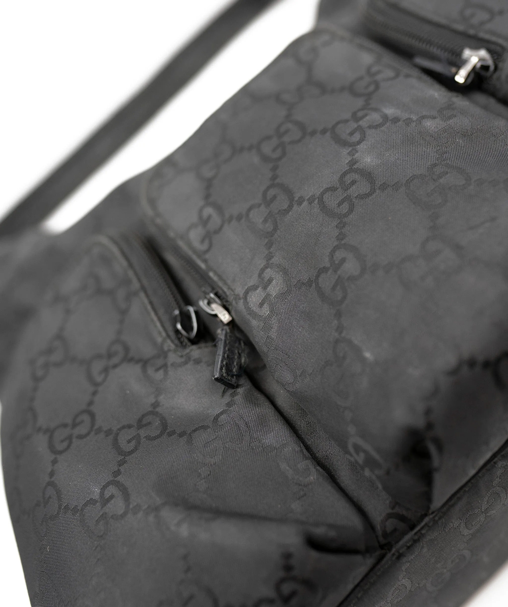 Gucci Canvas Vintage Black Tote ADL2070