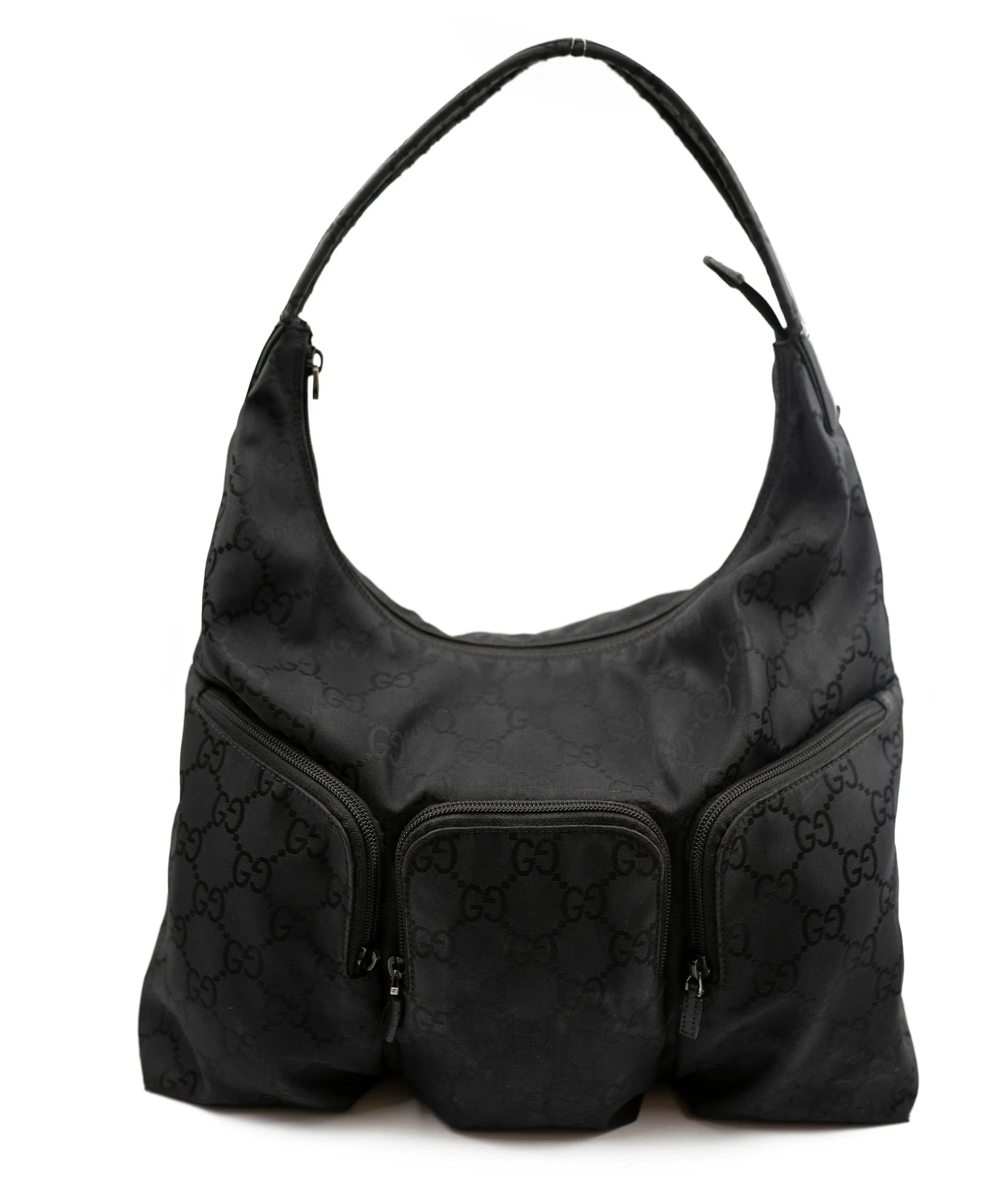 Gucci Canvas Vintage Black Tote ADL2070