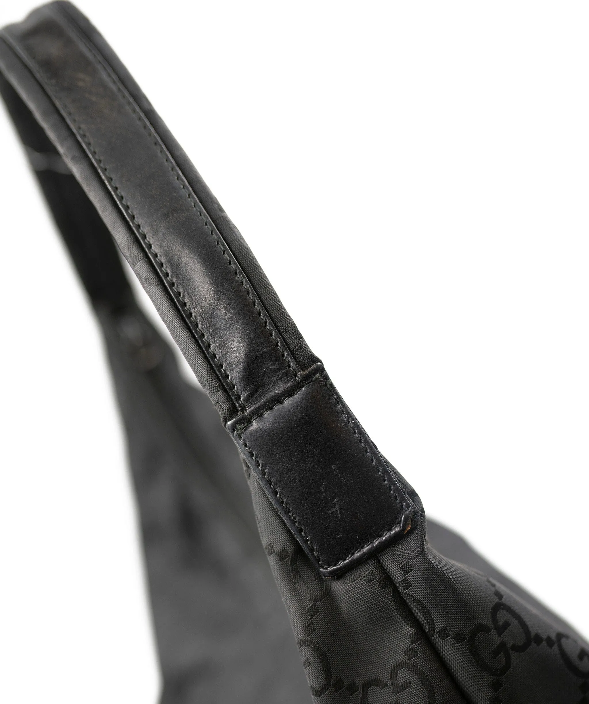 Gucci Canvas Vintage Black Tote ADL2070