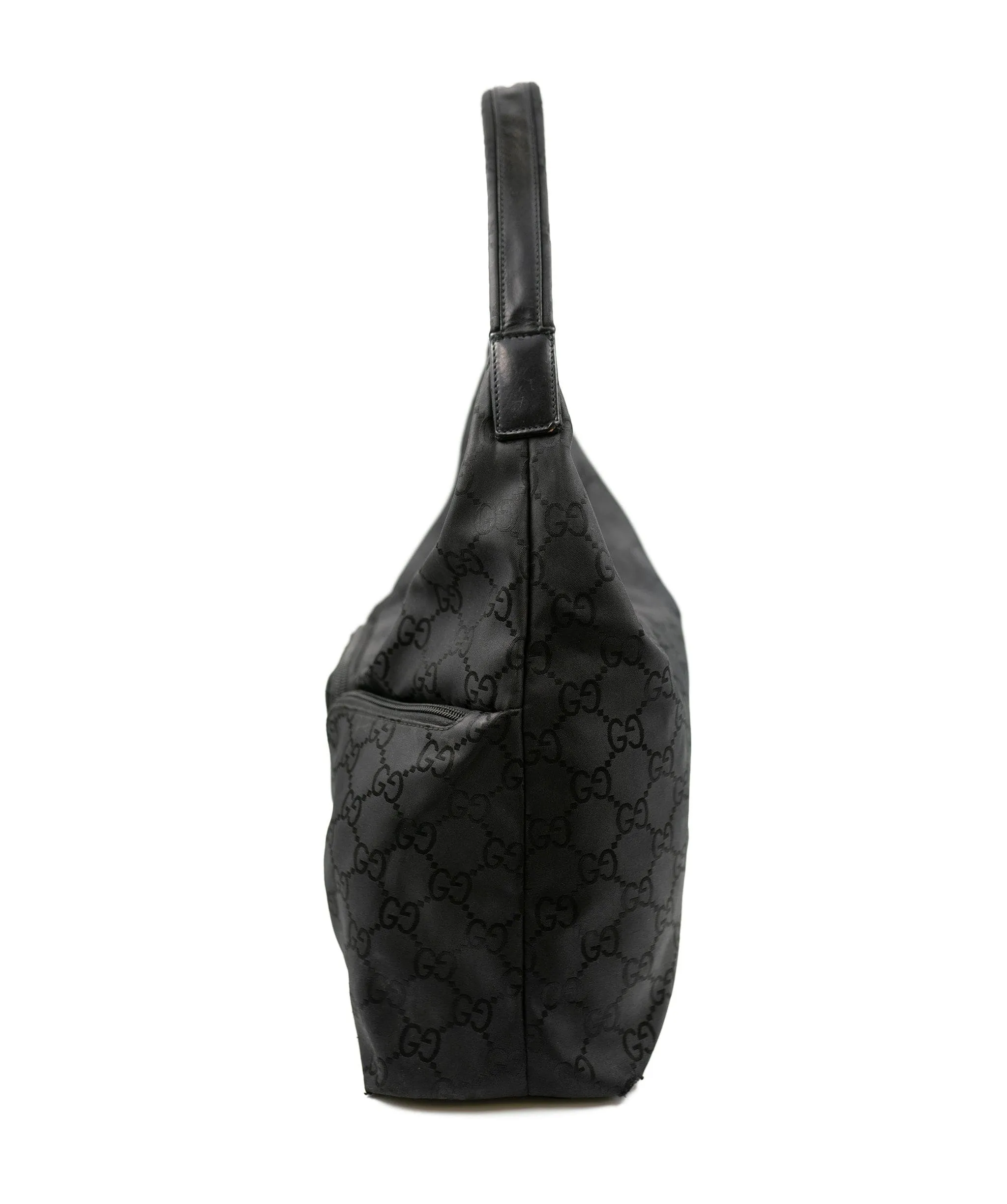 Gucci Canvas Vintage Black Tote ADL2070
