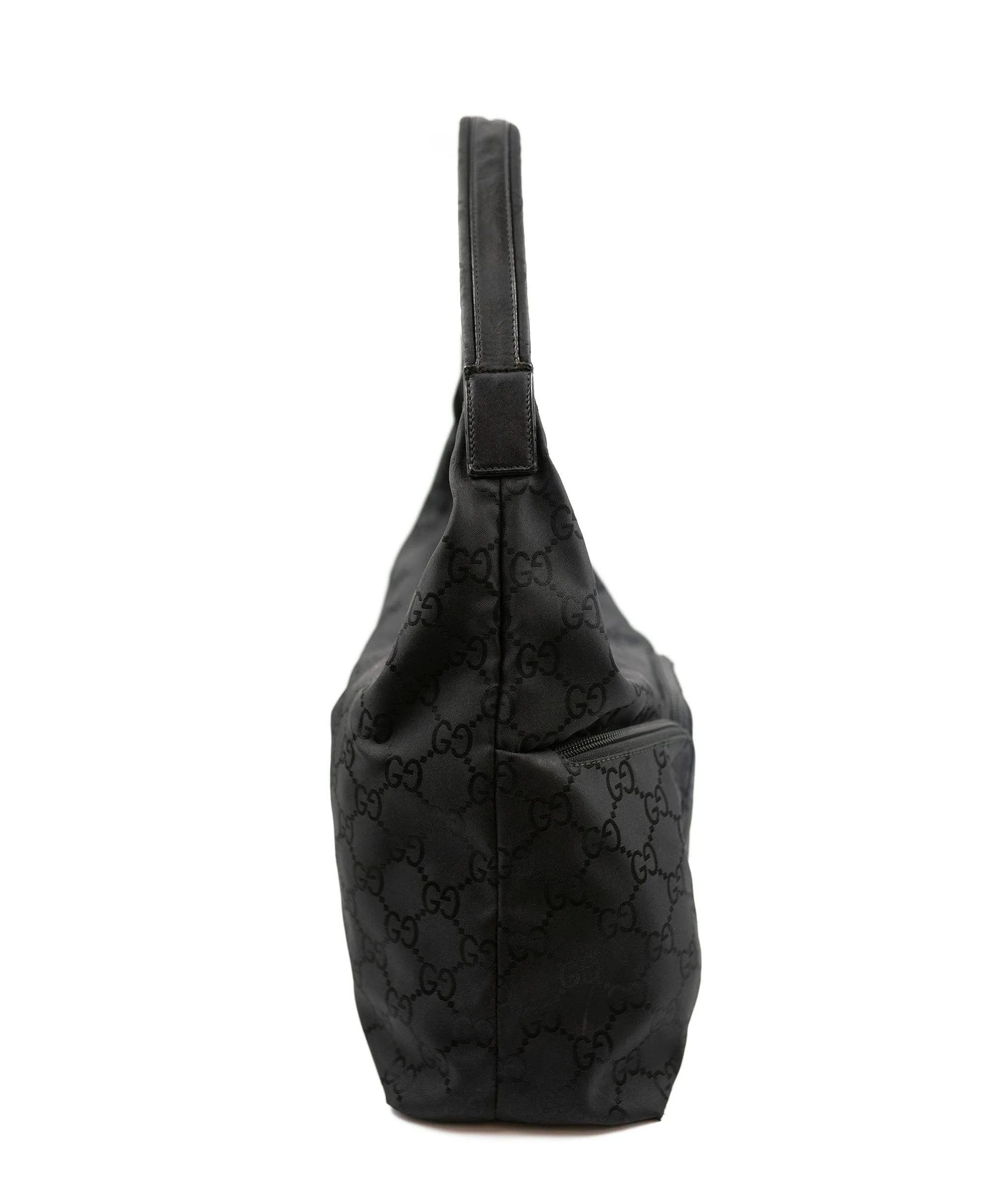 Gucci Canvas Vintage Black Tote ADL2070