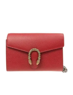 Gucci Dionysus Collection Chain Leather Mini Bag