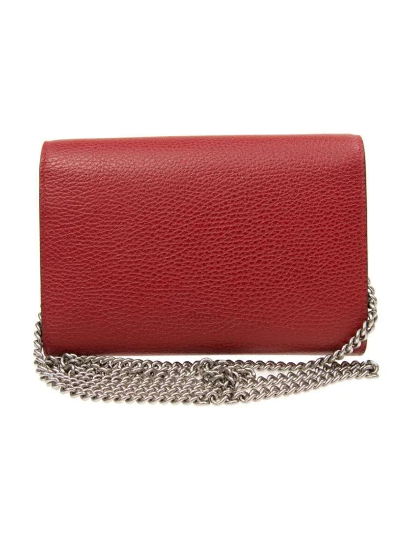 Gucci Dionysus Collection Chain Leather Mini Bag