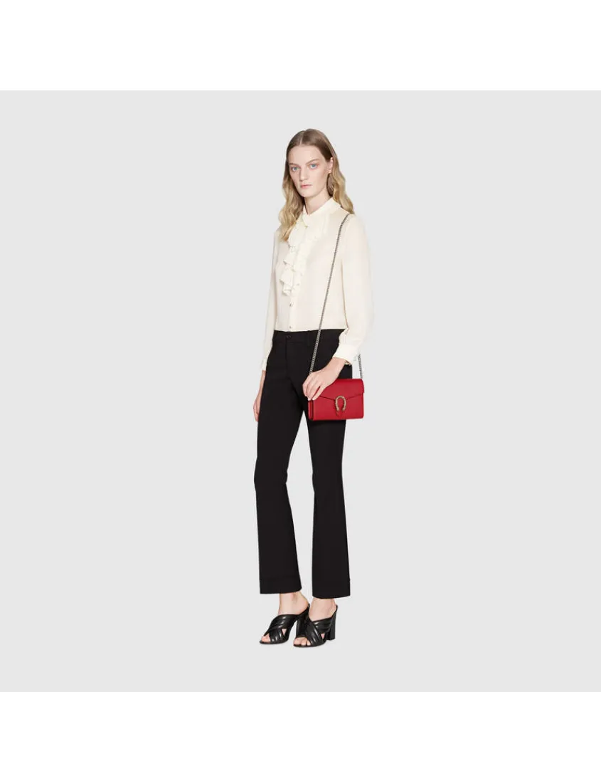 Gucci Dionysus Collection Chain Leather Mini Bag