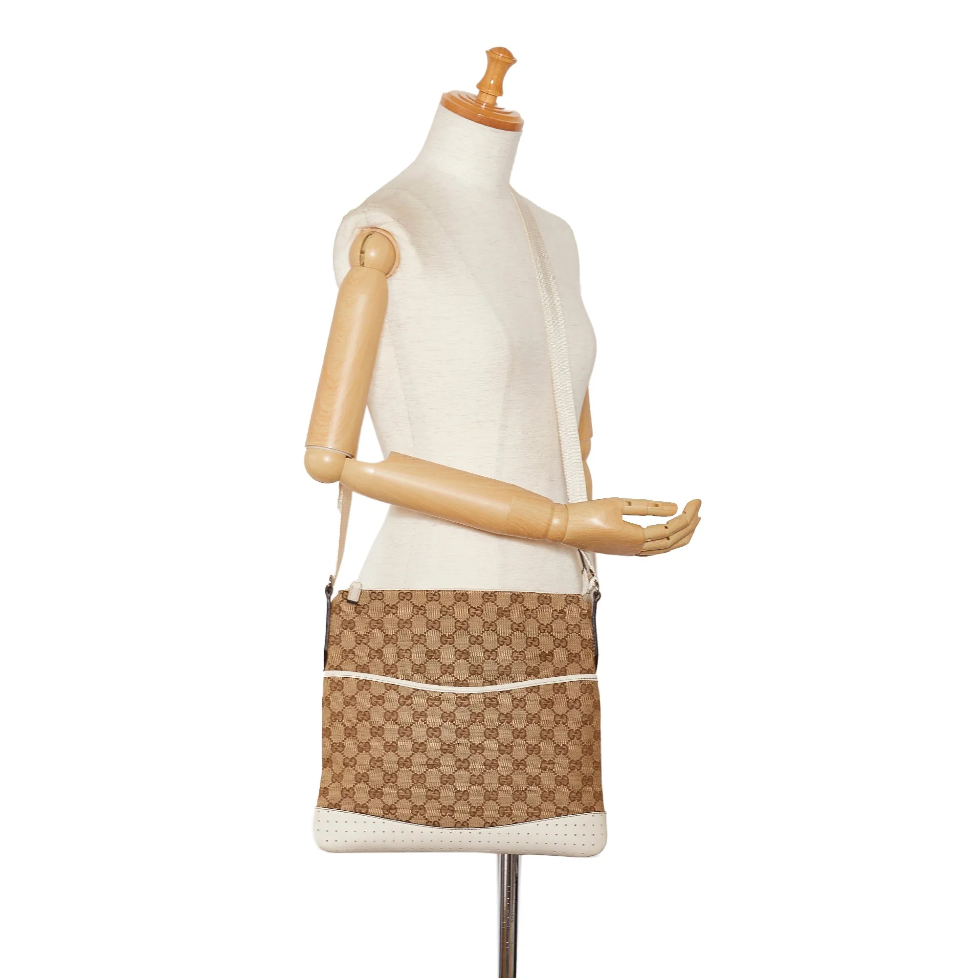 GUCCI GG Canvas Crossbody Bag