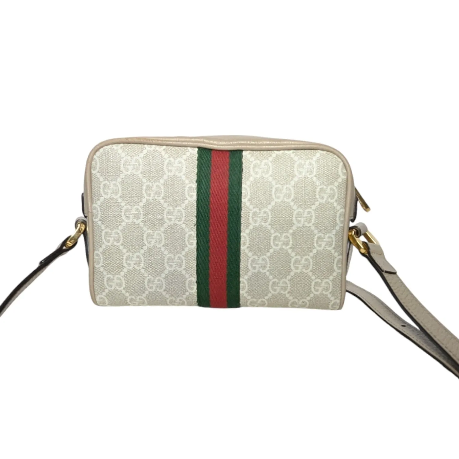 Gucci GG Supreme Monogram Web Mini Ophidia Crossbody