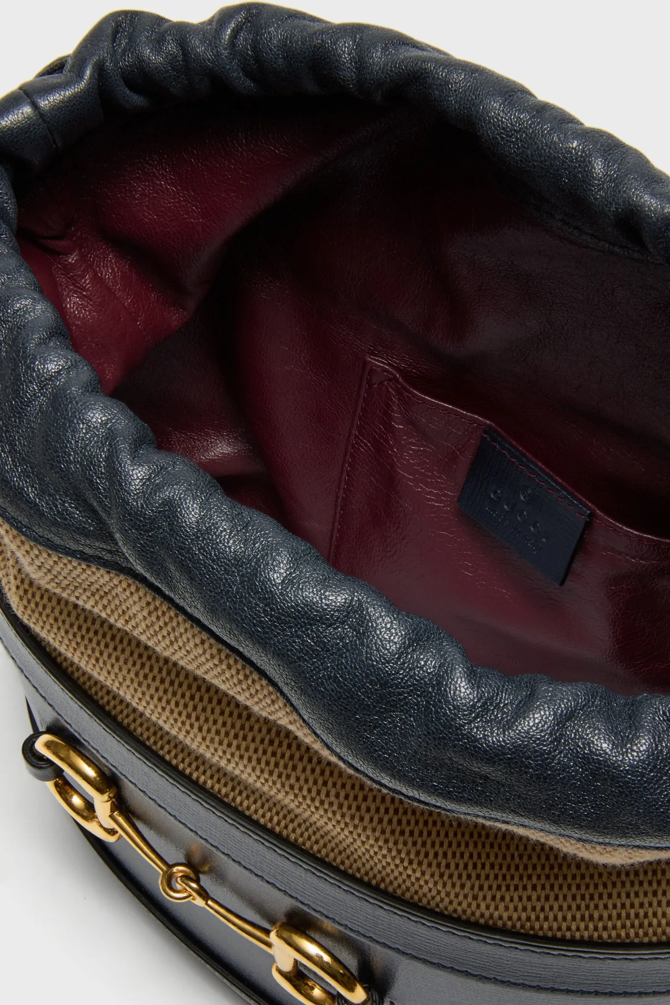 GUCCI Horsebit 1955 Bucket Crossbody Bag