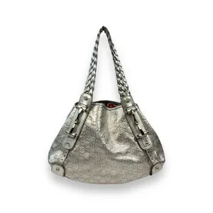 Gucci Pelham Metallic Hobo