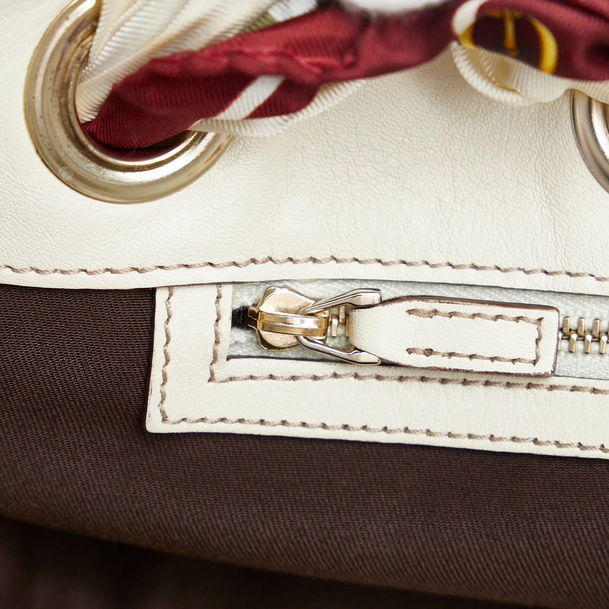 Gucci Positano Tote Bag Brown GG Canvas