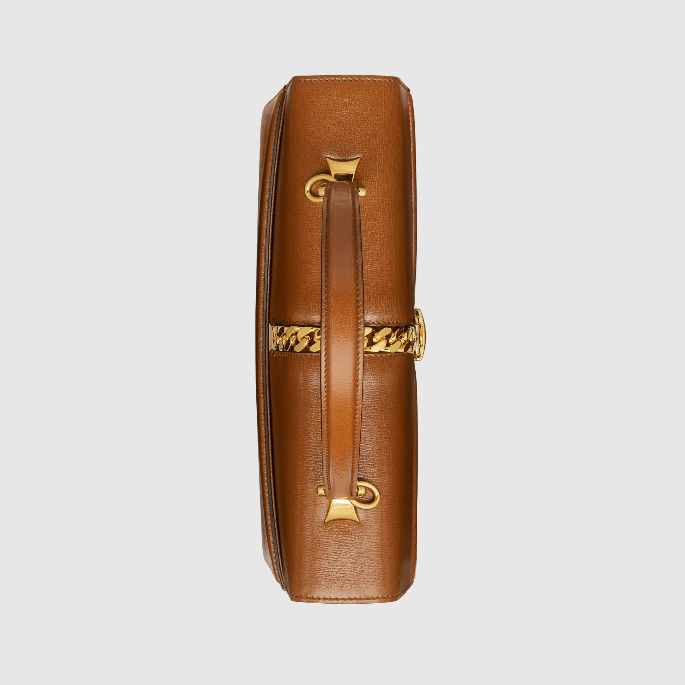 Gucci Sylvie 1969 Small Top Handle Bag Brown