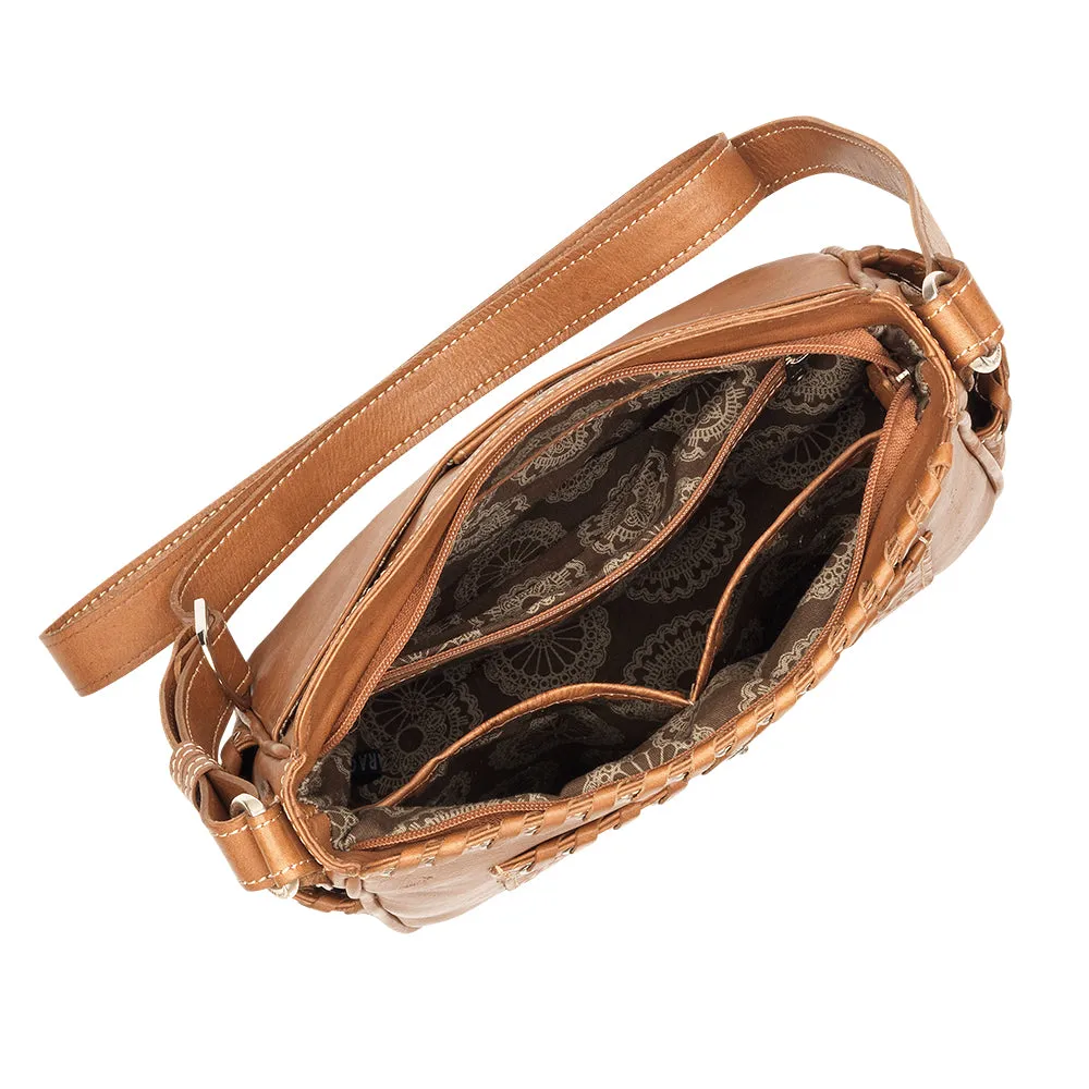 Gypsy Patch All Access Crossbody Bag - Sand