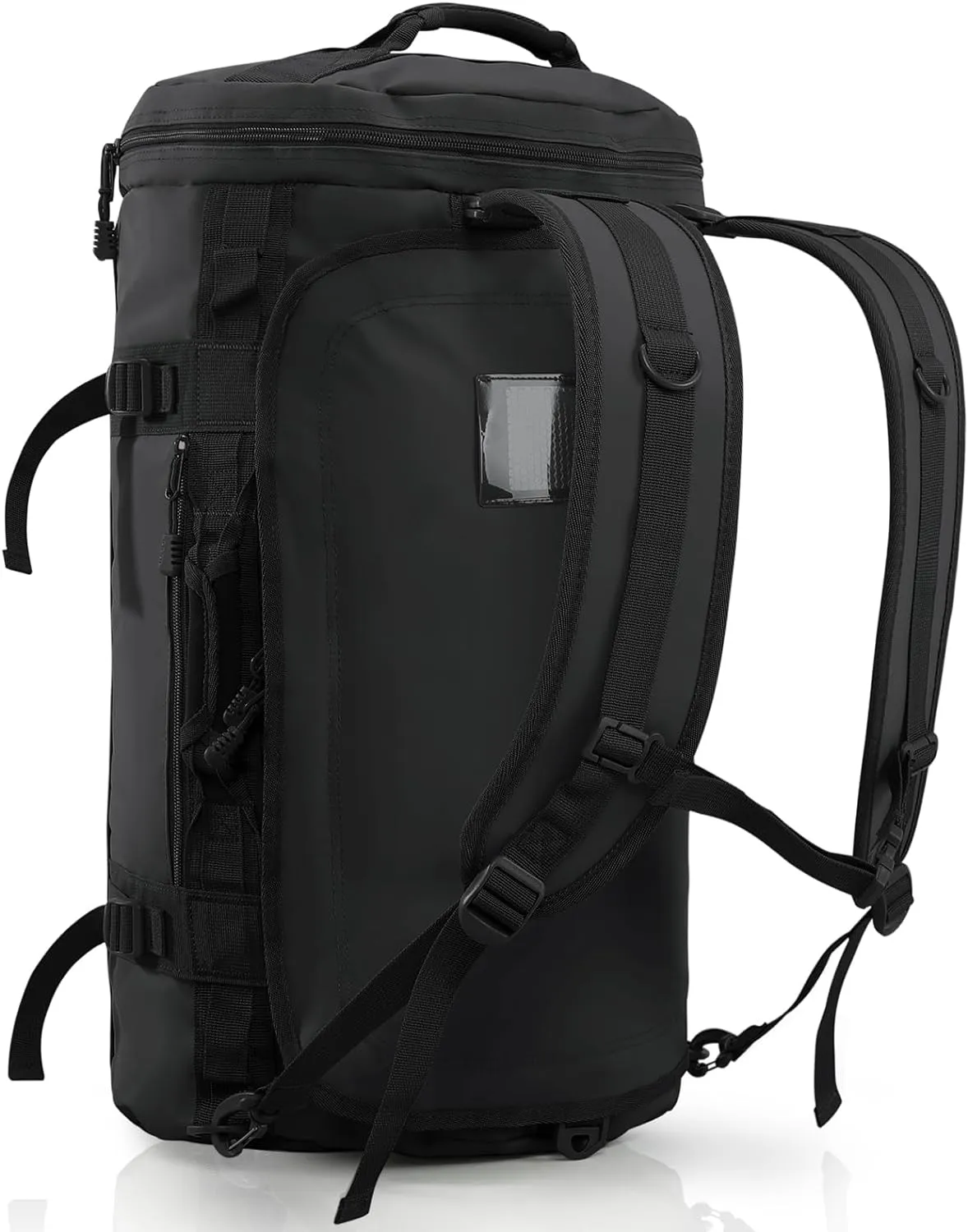 Haimont Sports Bag Men's Travel Bag, Convertible Travel Duffel Sports Bags with Shoe Compartment, Large Heavy Duty Weekender Bag, Waterproof, black, 60L