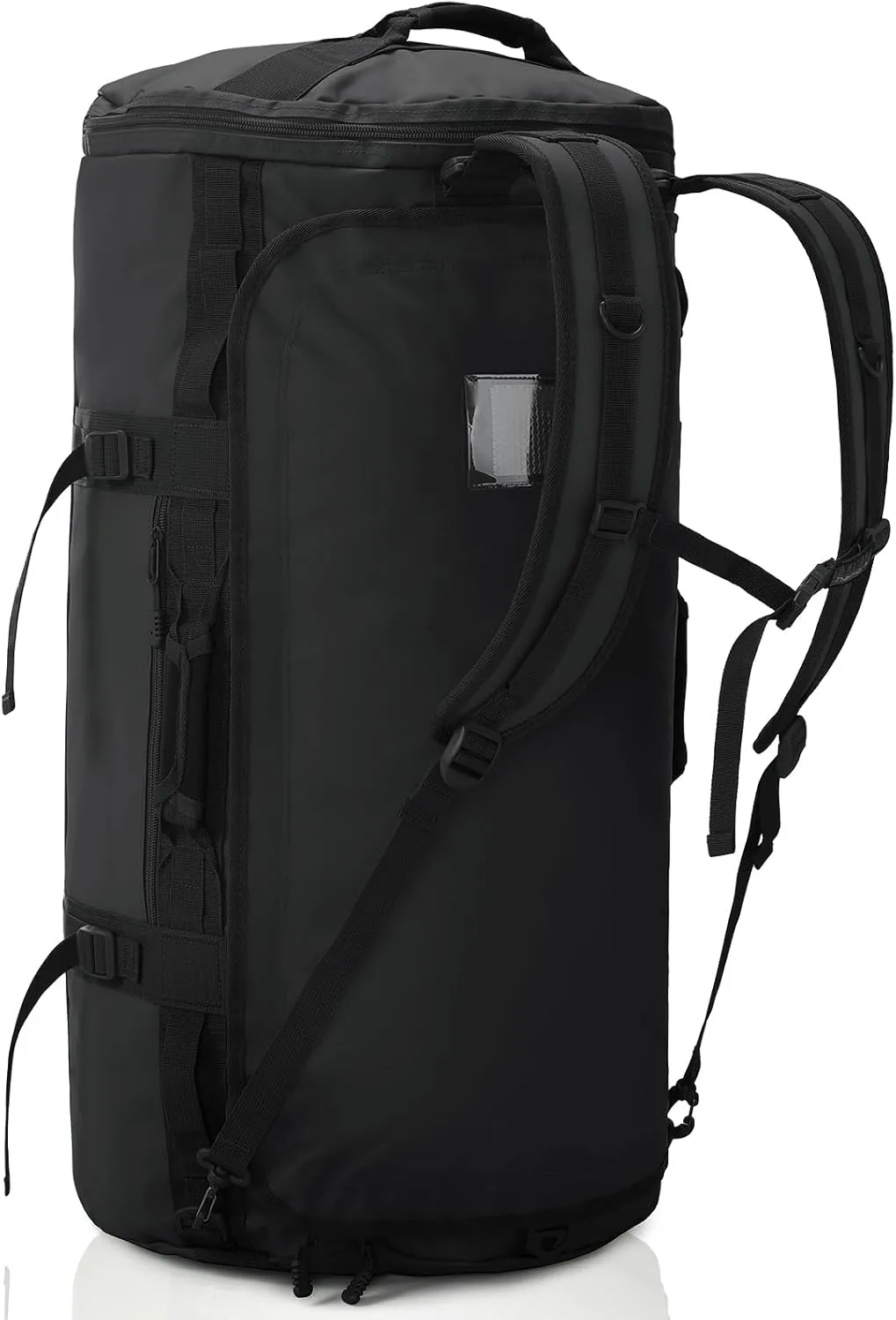 Haimont Sports Bag Men's Travel Bag, Convertible Travel Duffel Sports Bags with Shoe Compartment, Large Heavy Duty Weekender Bag, Waterproof, black, 90L, Pack sack